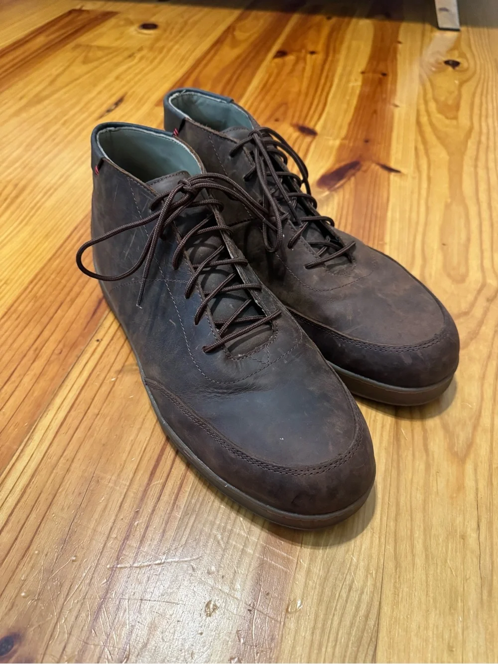 Red Wing 2180 Draftsmith Aluminum Toe Chukka Work Boots Mens 14 D Brown Leather